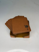 Load image into Gallery viewer, Leather coasters